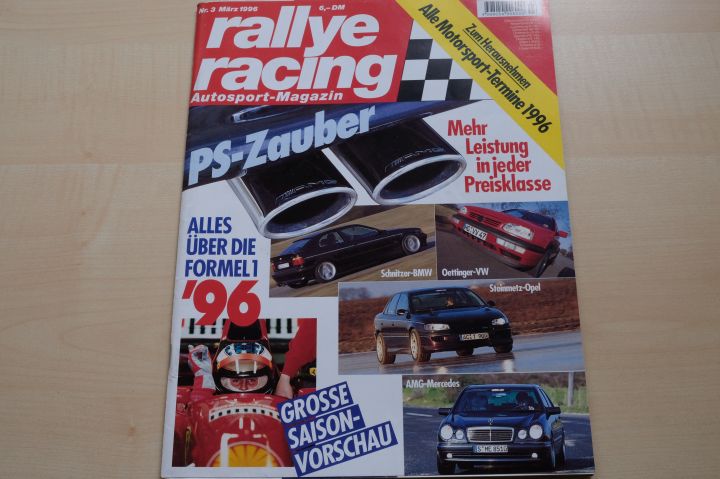 Deckblatt Rallye Racing (03/1996)